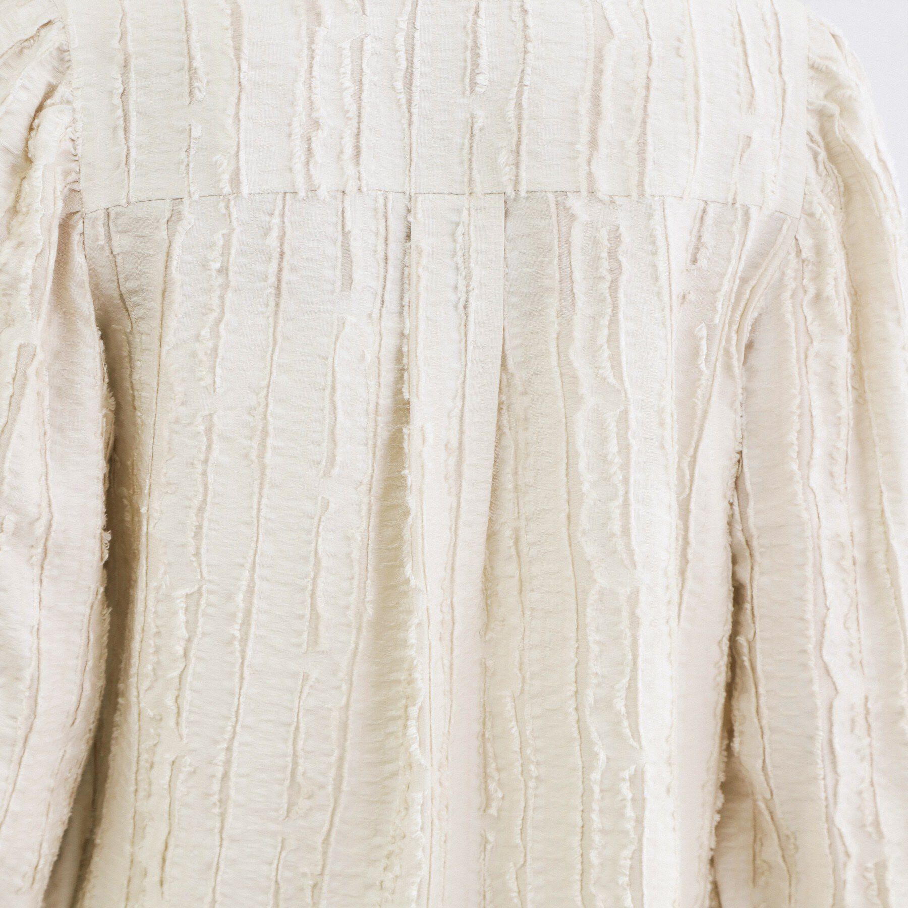 OPAQUE.CLIP「フリンジジャカードブラウス【洗濯機OK】」|シャツ・ブラウス|