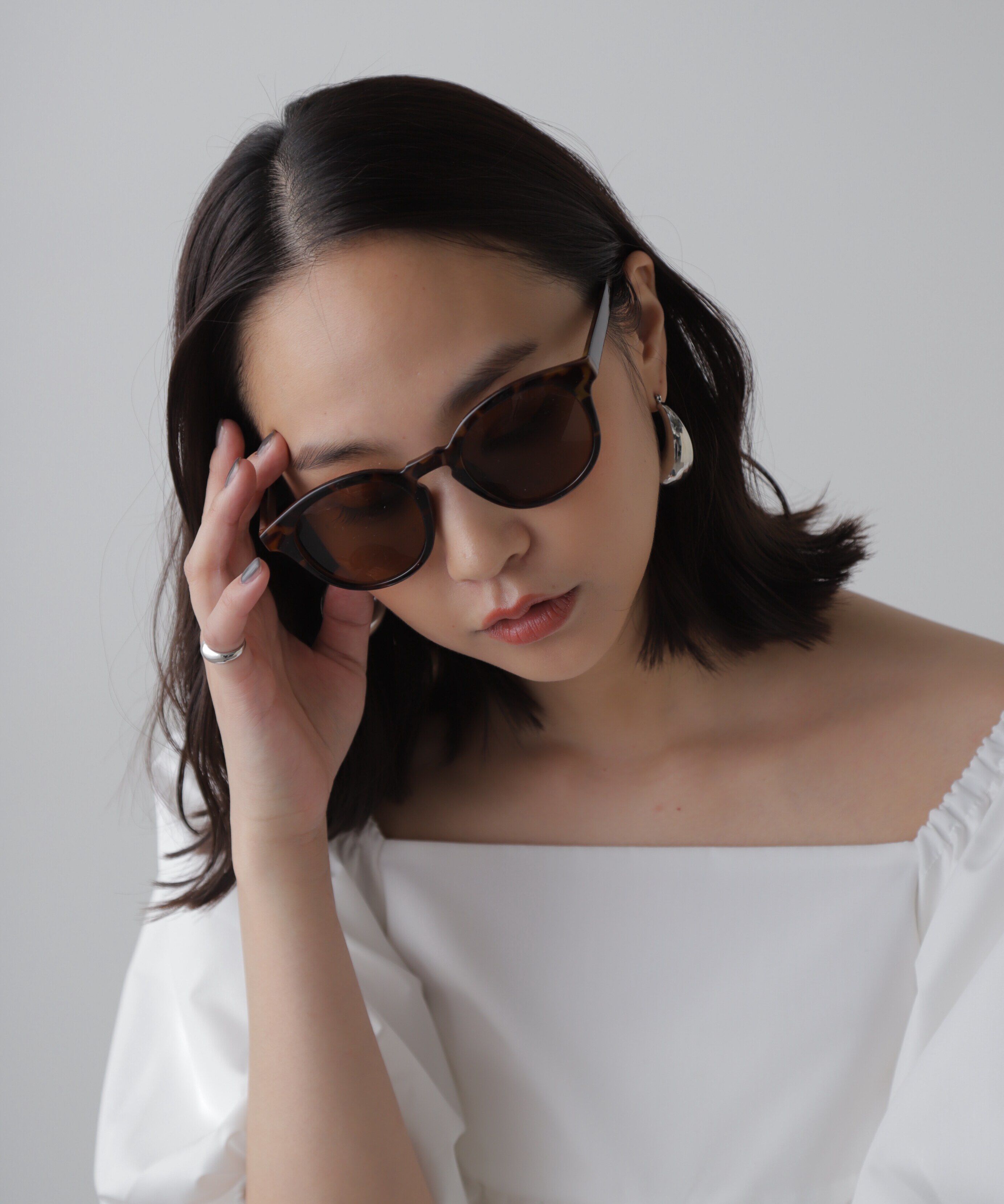  「オーセンティックサングラス」|ハンカチ|ブラウン