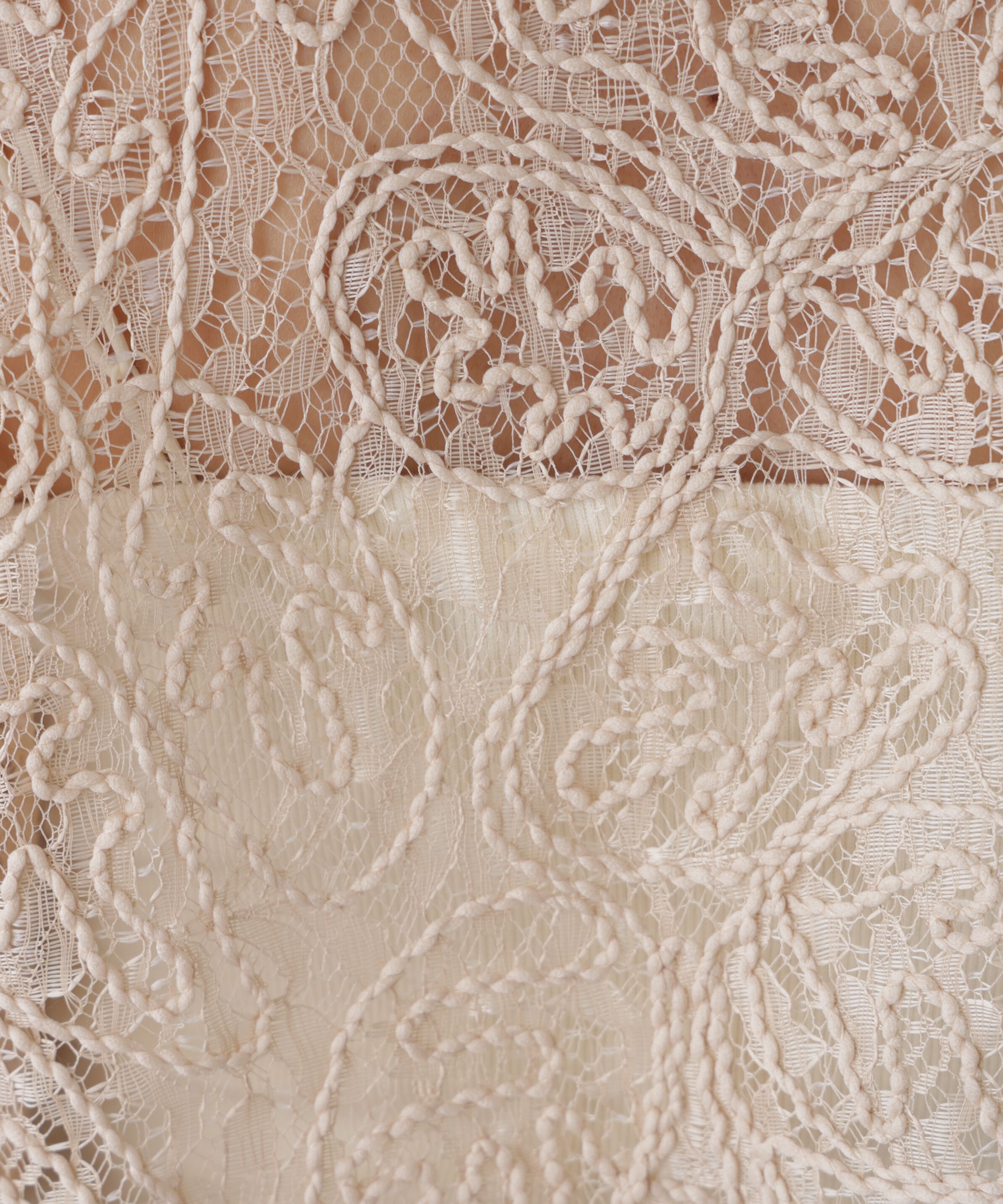  「レースコード刺繍前後2wayブラウス」|シャツ・ブラウス|