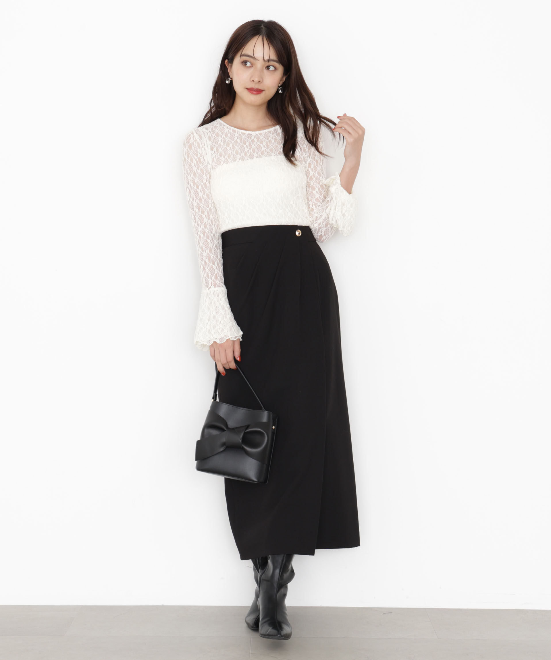 PROPORTION BODY DRESSING「タックタイトスカート 25AW」|スカート|