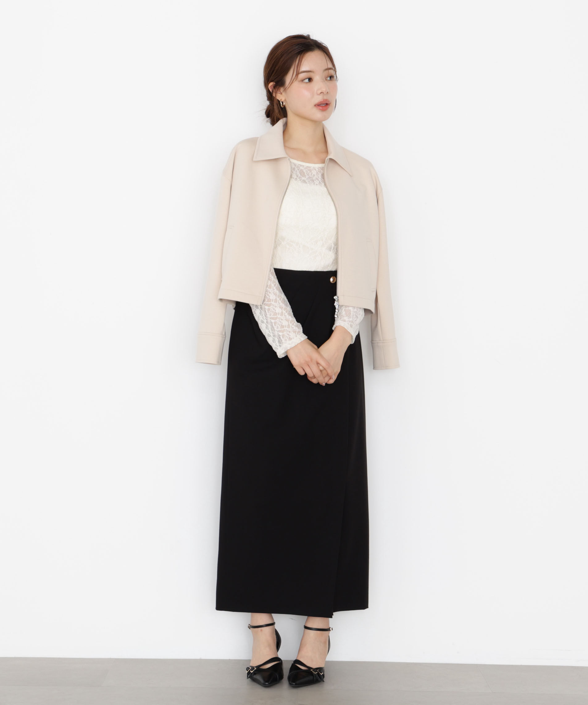 PROPORTION BODY DRESSING「タックタイトスカート 25AW」|スカート|