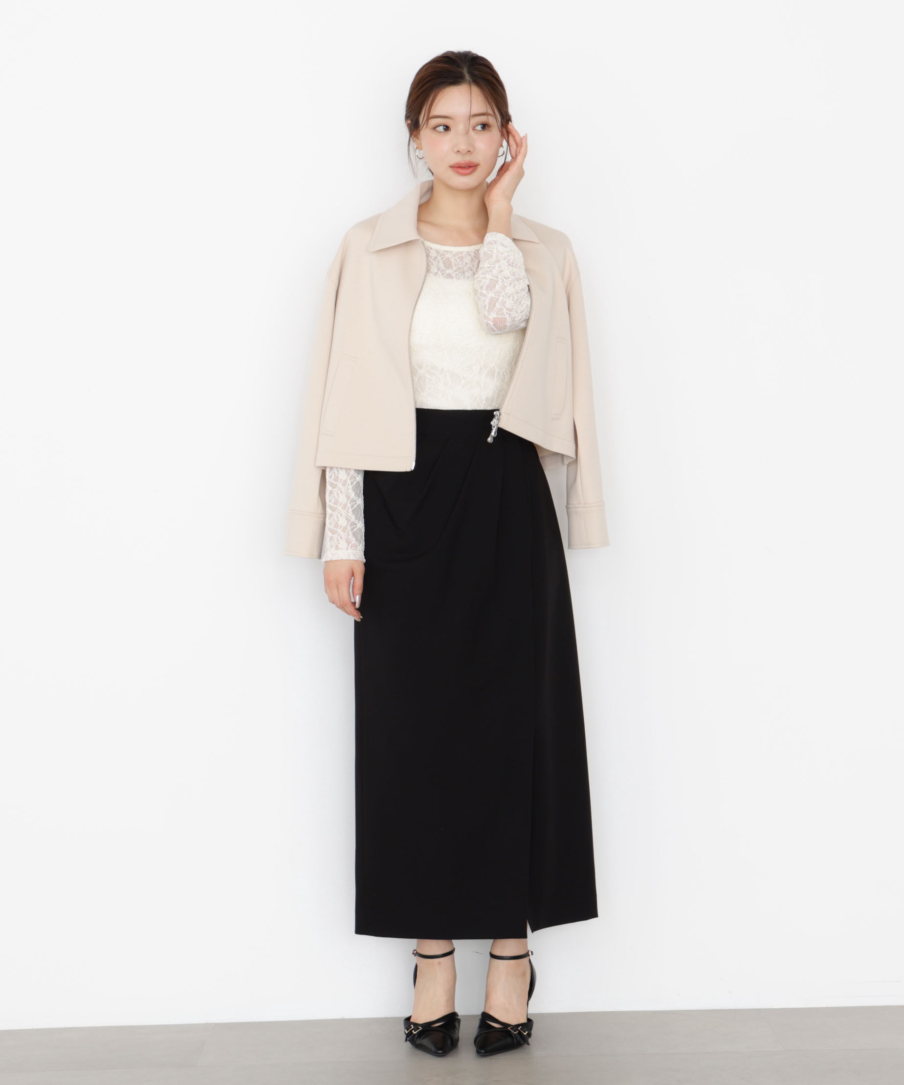 PROPORTION BODY DRESSING「タックタイトスカート 25AW」|スカート|