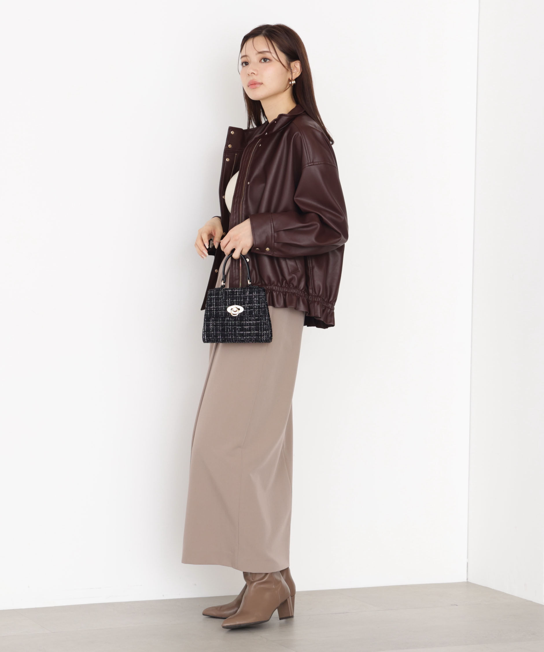 PROPORTION BODY DRESSING「タックタイトスカート 25AW」|スカート|