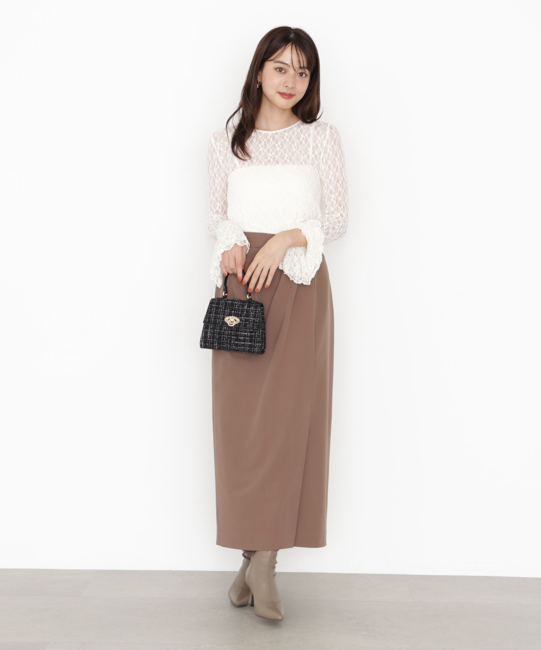 PROPORTION BODY DRESSING「タックタイトスカート 25AW」|スカート|