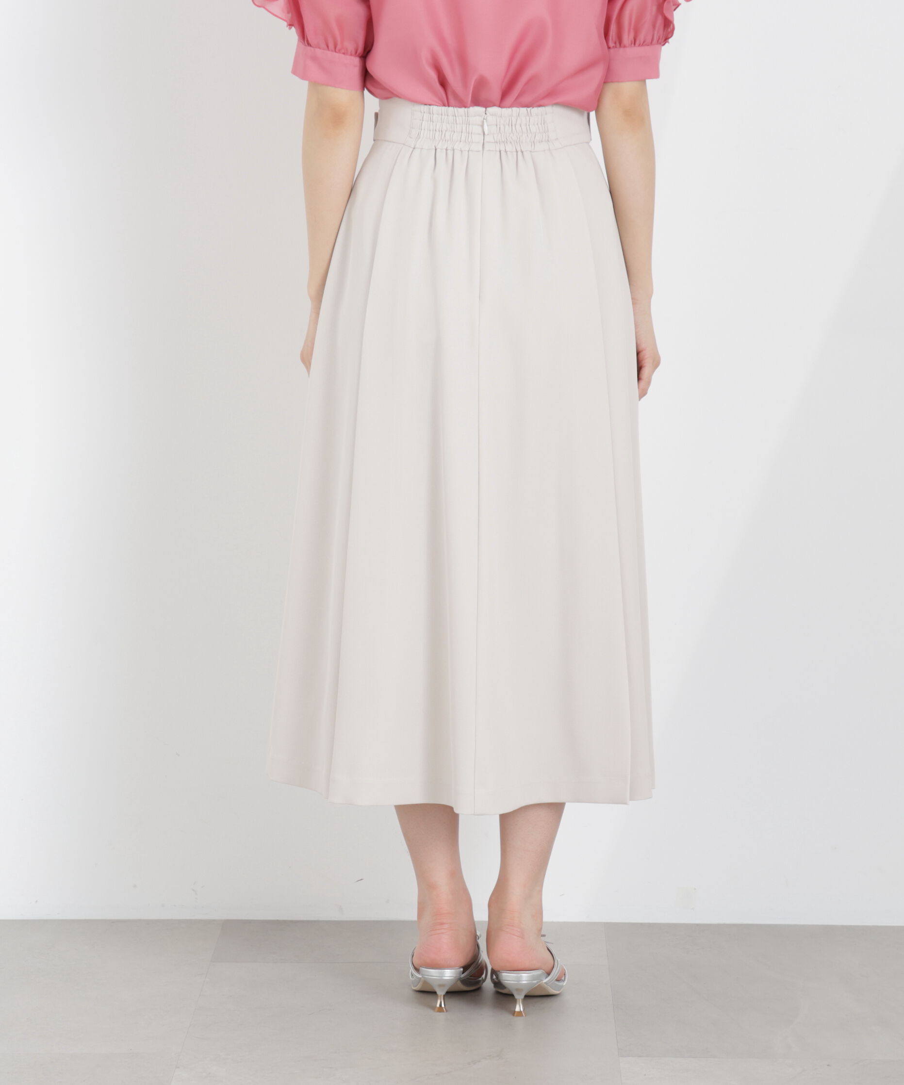 PROPORTION BODY DRESSING「サイドベルトフレアスカート　26SS」|スカート|