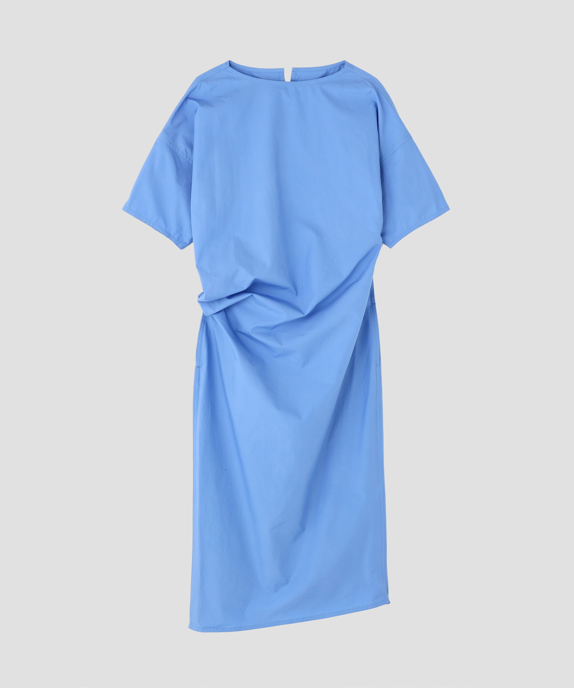 YLEVE 「YLEVE / FINX COTTON WEATHER ASYMMETRY ONE PIECE」|ワンピース|ブルー