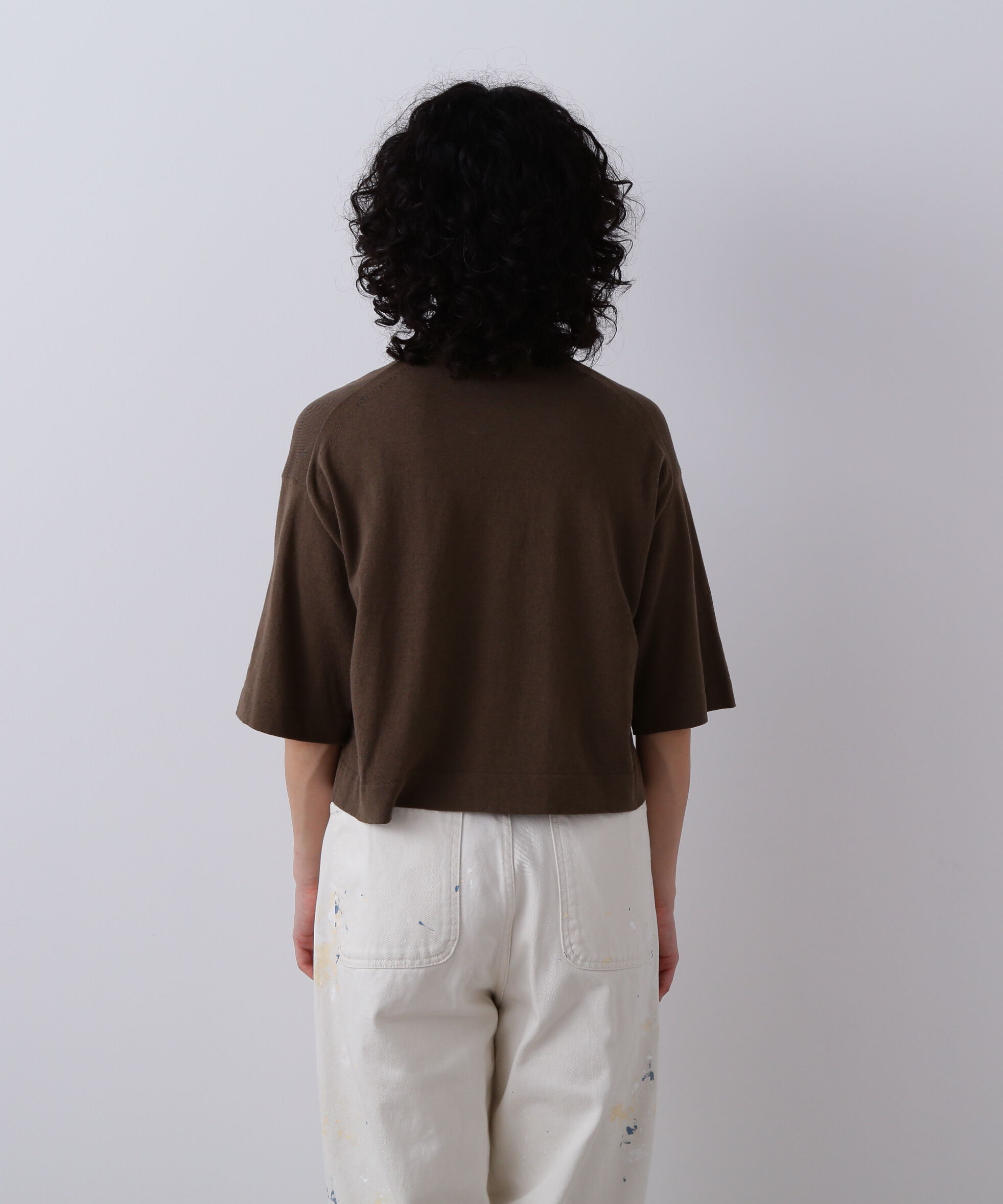 YLEVE 「YLEVE / COTTON LINEN KNIT POLO」|ニット・セーター|