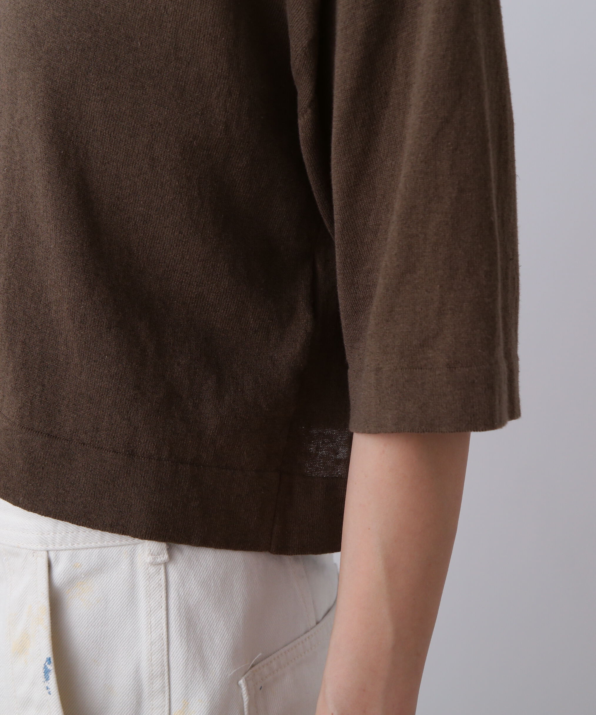 YLEVE 「YLEVE / COTTON LINEN KNIT POLO」|ニット・セーター|