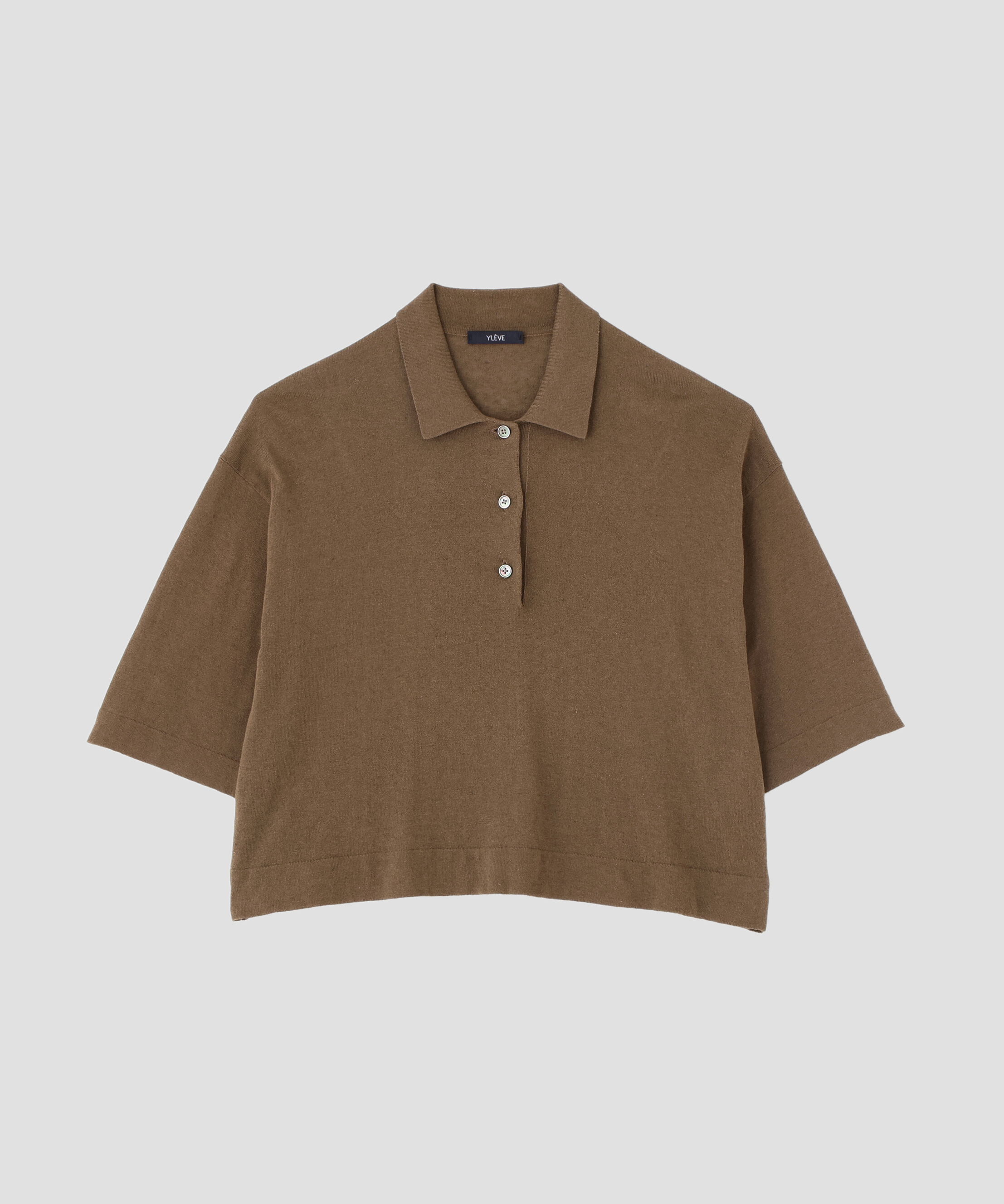 YLEVE 「YLEVE / COTTON LINEN KNIT POLO」|ニット・セーター|