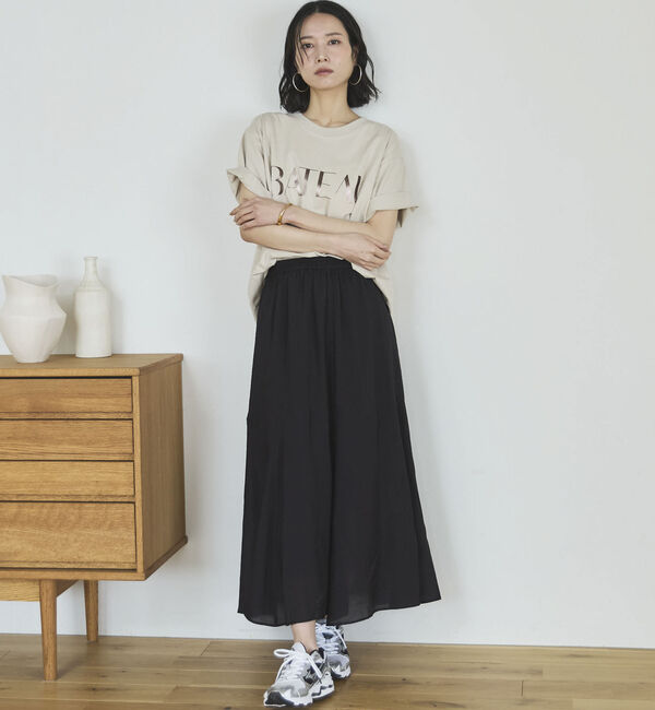 Doux archives「切替えフレアスカート」|スカート|