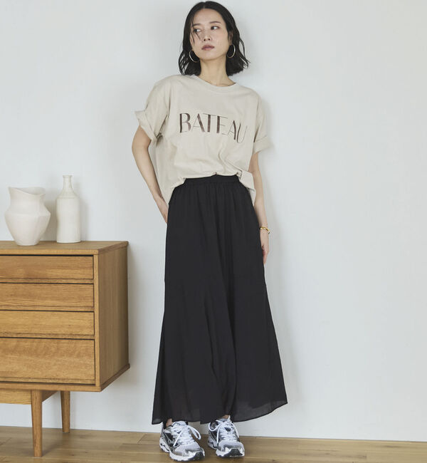 Doux archives「切替えフレアスカート」|スカート|