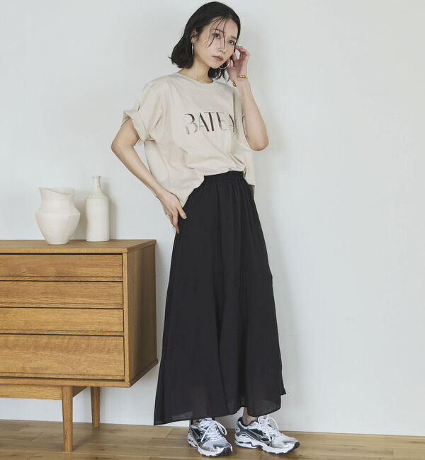 Doux archives「切替えフレアスカート」|スカート|