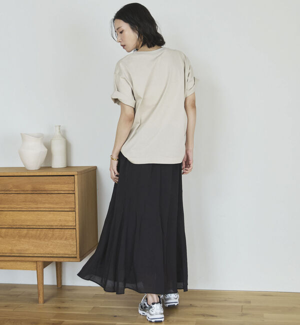 Doux archives「切替えフレアスカート」|スカート|