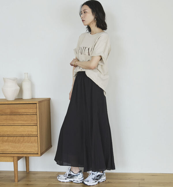 Doux archives「切替えフレアスカート」|スカート|