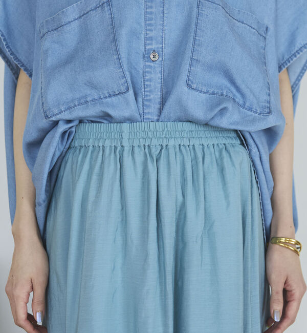 Doux archives「切替えフレアスカート」|スカート|