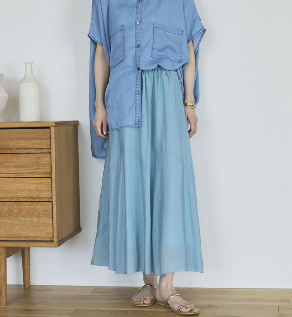 Doux archives「切替えフレアスカート」|スカート|