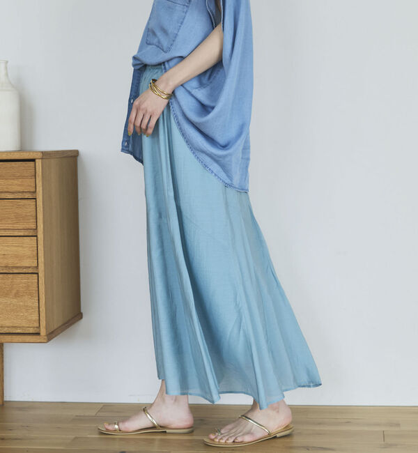 Doux archives「切替えフレアスカート」|スカート|