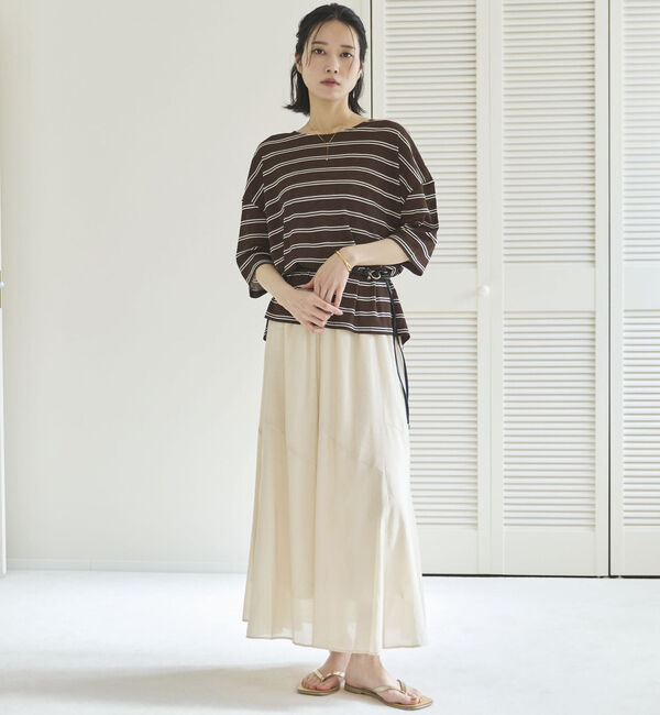 Doux archives「切替えフレアスカート」|スカート|