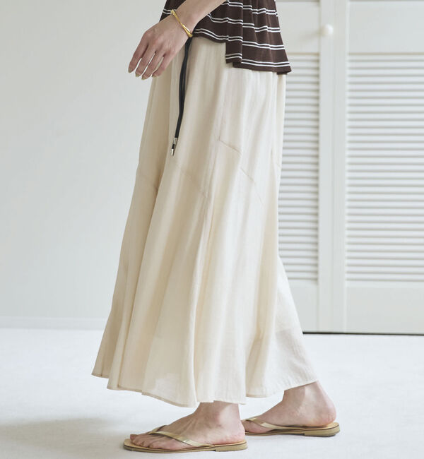 Doux archives「切替えフレアスカート」|スカート|