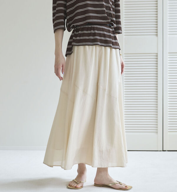 Doux archives「切替えフレアスカート」|スカート|
