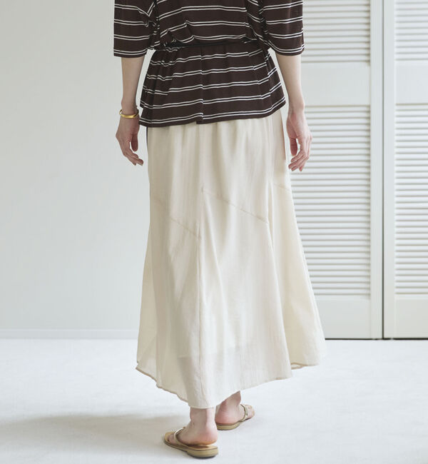 Doux archives「切替えフレアスカート」|スカート|
