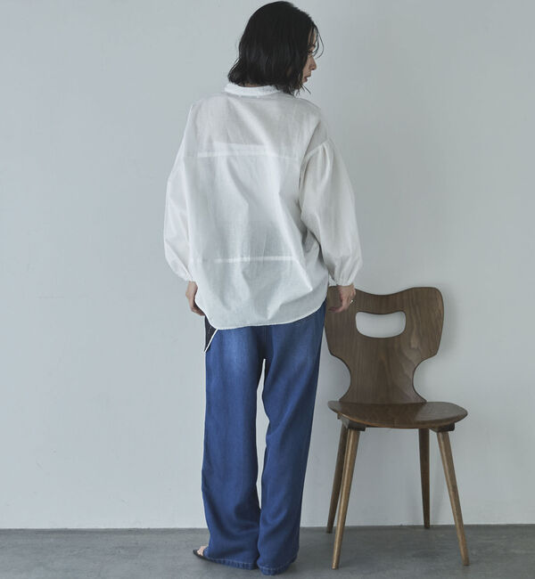 Doux archives「コットンリネン袖ボリュームシャツ」|シャツ・ブラウス|