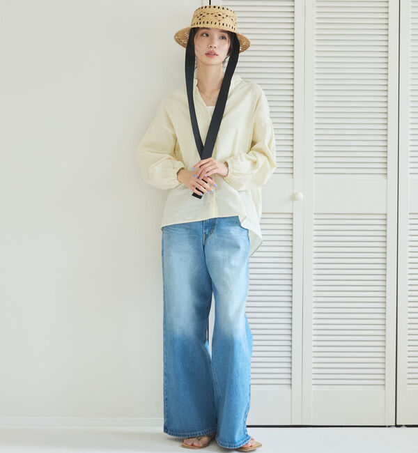 Doux archives「コットンリネン袖ボリュームシャツ」|シャツ・ブラウス|