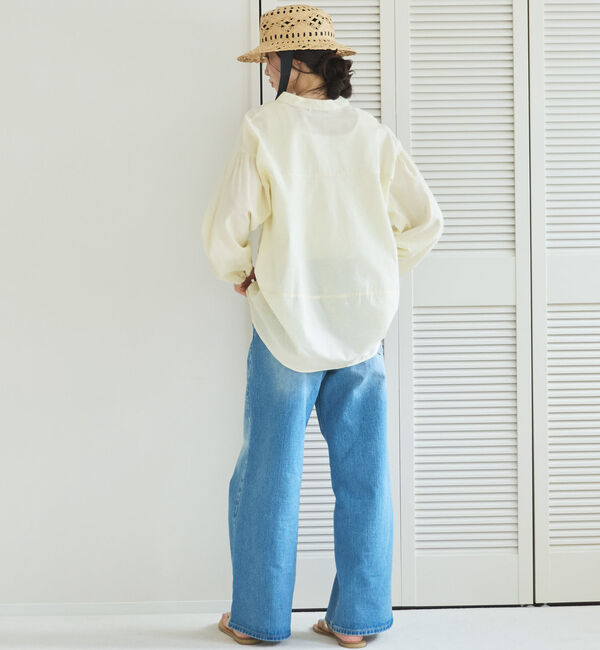 Doux archives「コットンリネン袖ボリュームシャツ」|シャツ・ブラウス|