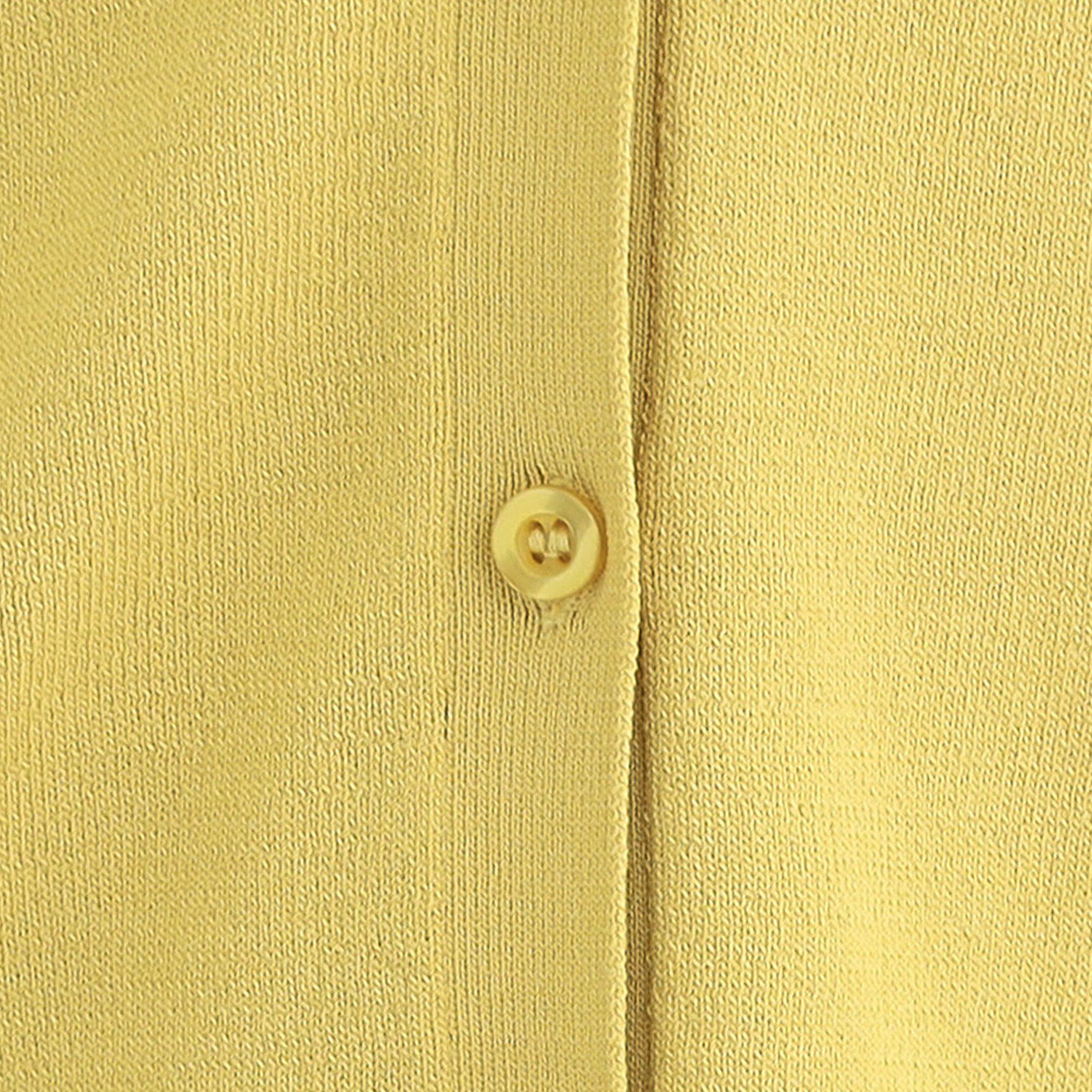 SHOO･LA･RUE「【洗濯機可/ひんやり/UV】さらっとしたタッチが心地よい ショートVカーディガン」|カーディガン|