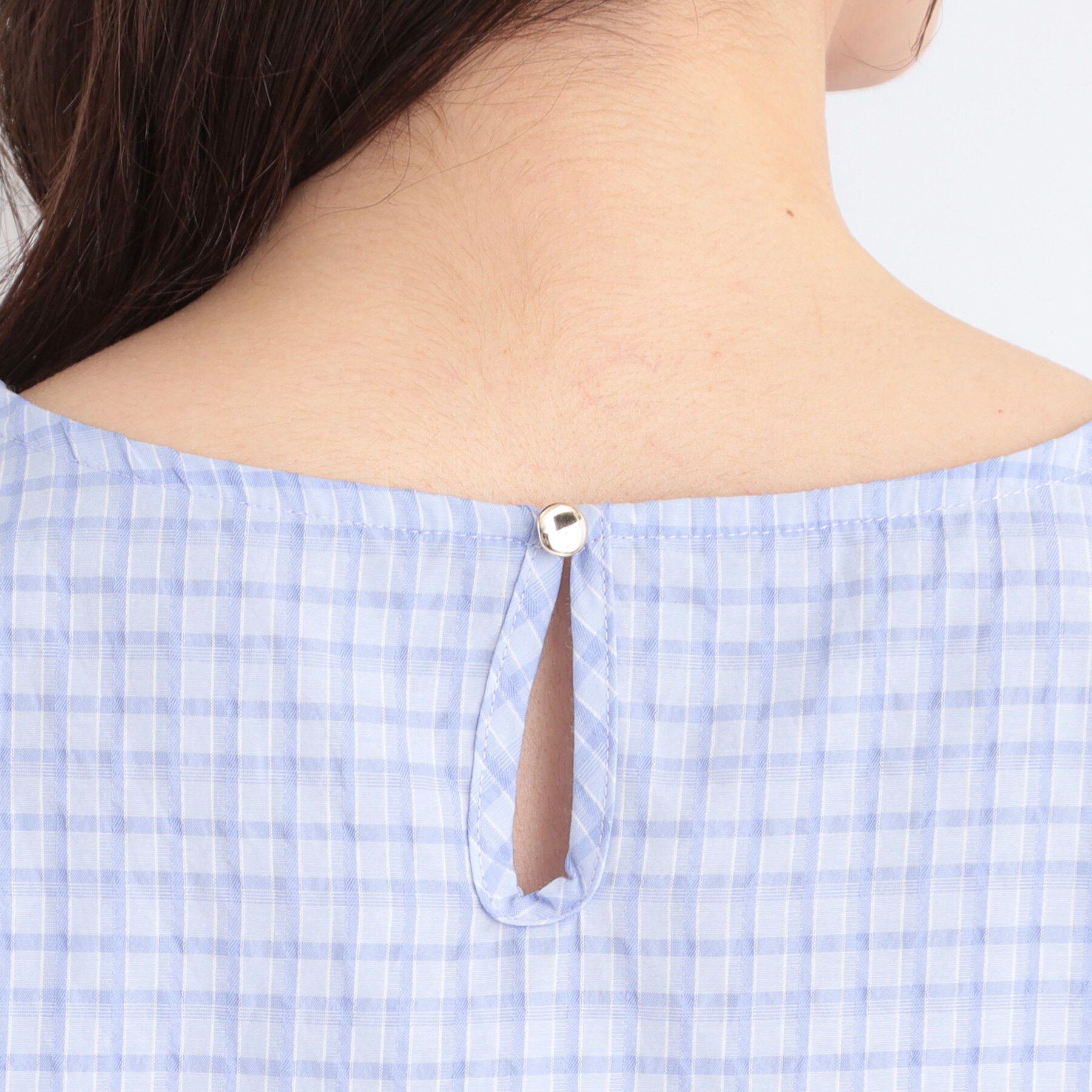 SHOO･LA･RUE「サッカーチェック柄ブラウス」|シャツ・ブラウス|