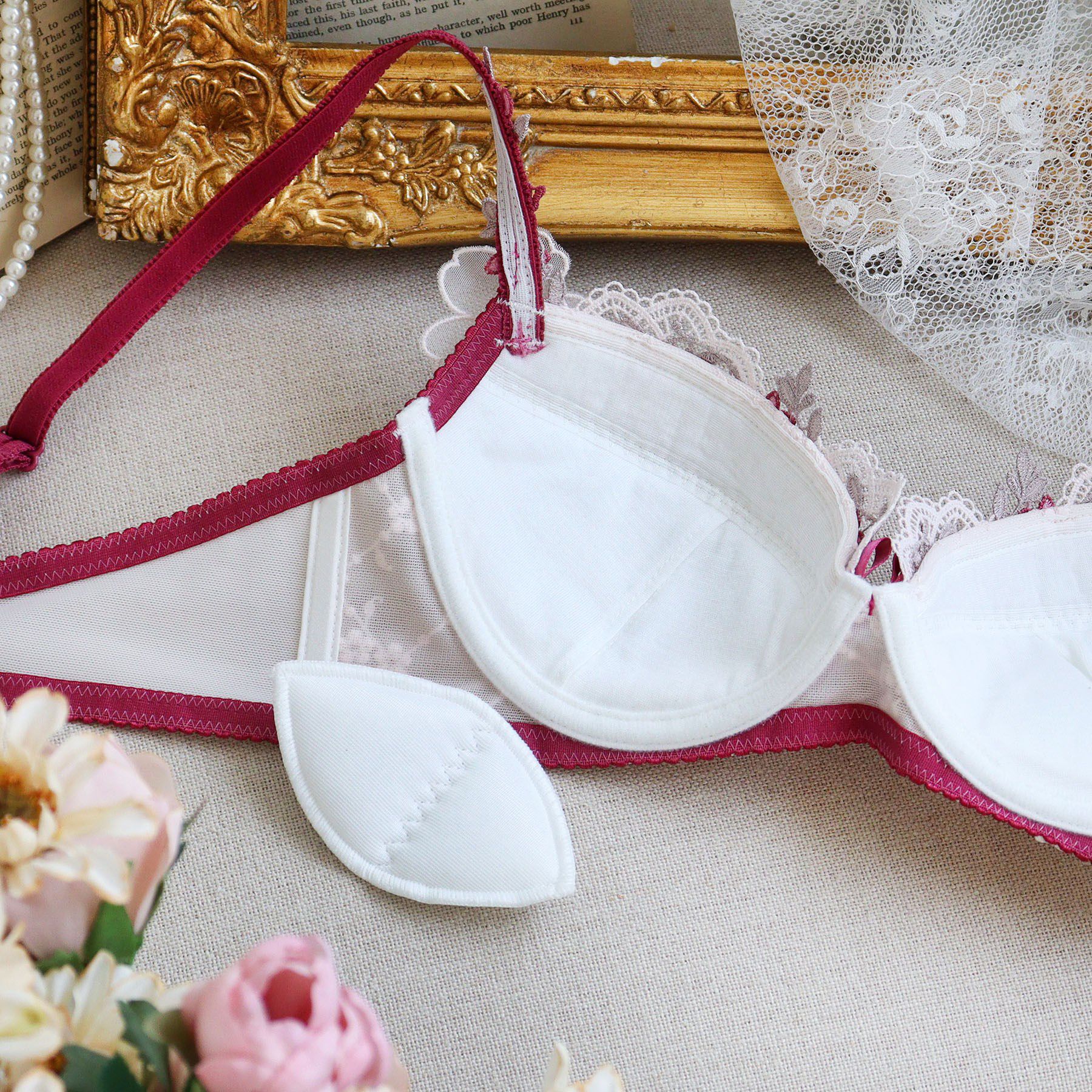 Risa Magli「ジニー ブラジャー （D-F） ＜スウィートリッチ＞」|インナー|