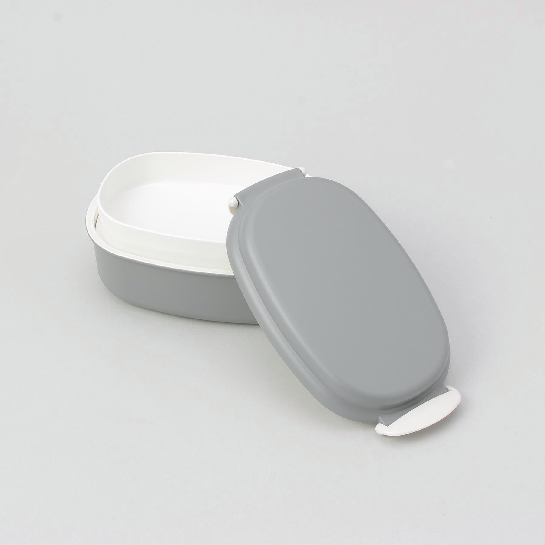 212 KITCHEN STORE「さっと洗えるお弁当箱 プレミアム 730 アッシュグレー」|食器・キッチングッズ|