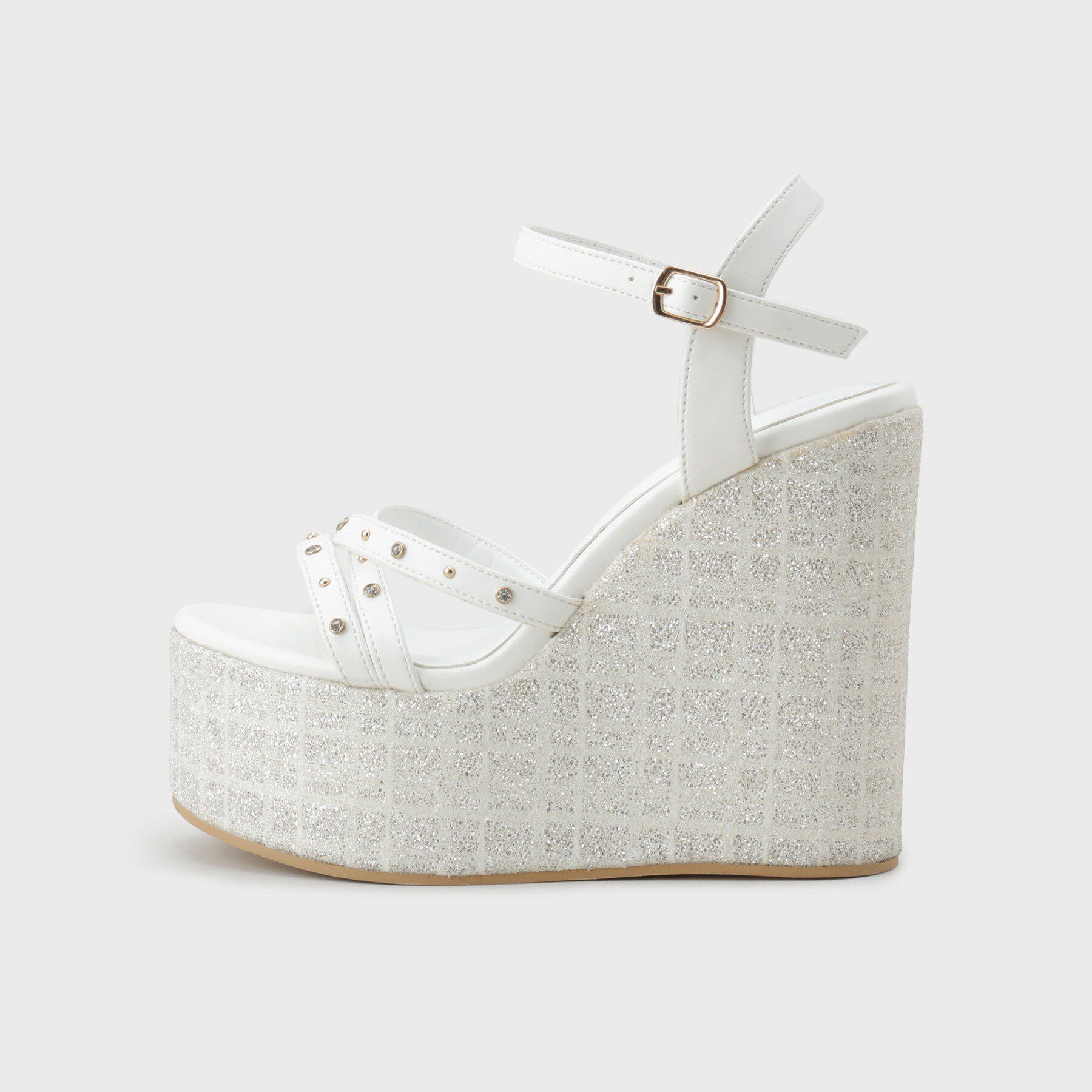 ESPERANZA「ビジュースタッズウェッジサンダル」|サンダル|