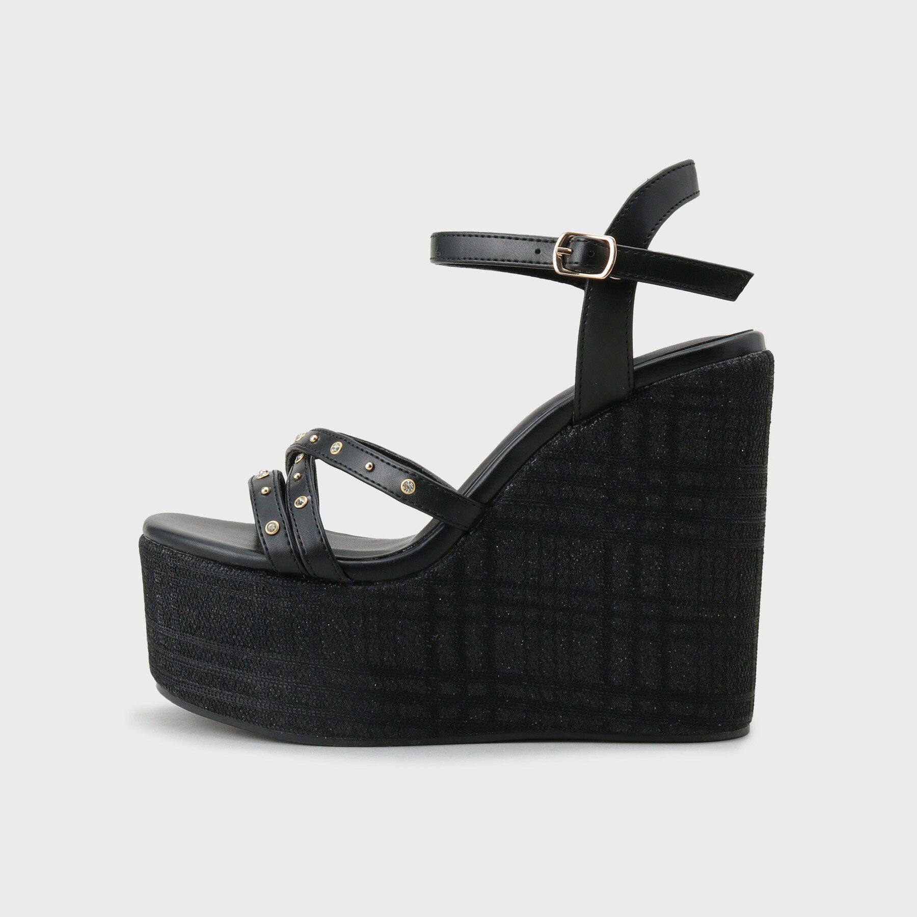 ESPERANZA「ビジュースタッズウェッジサンダル」|サンダル|