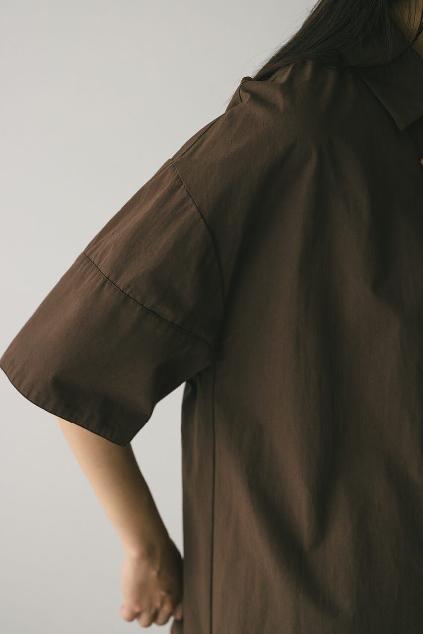 STYLEMIXER「ハーフスリーブオーバーサイズシャツ」|シャツ・ブラウス|