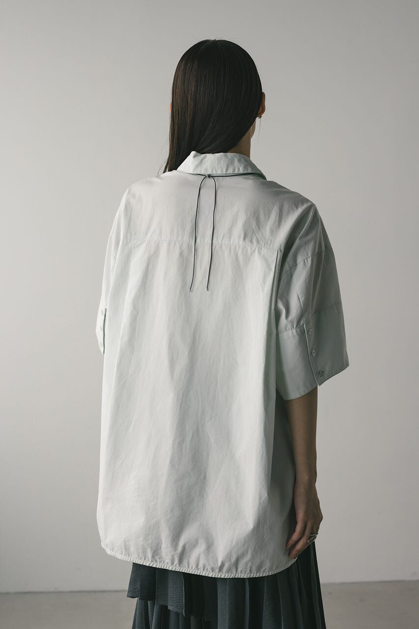 STYLEMIXER「ハーフスリーブオーバーサイズシャツ」|シャツ・ブラウス|
