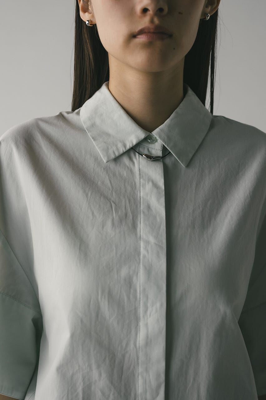 STYLEMIXER「ハーフスリーブオーバーサイズシャツ」|シャツ・ブラウス|