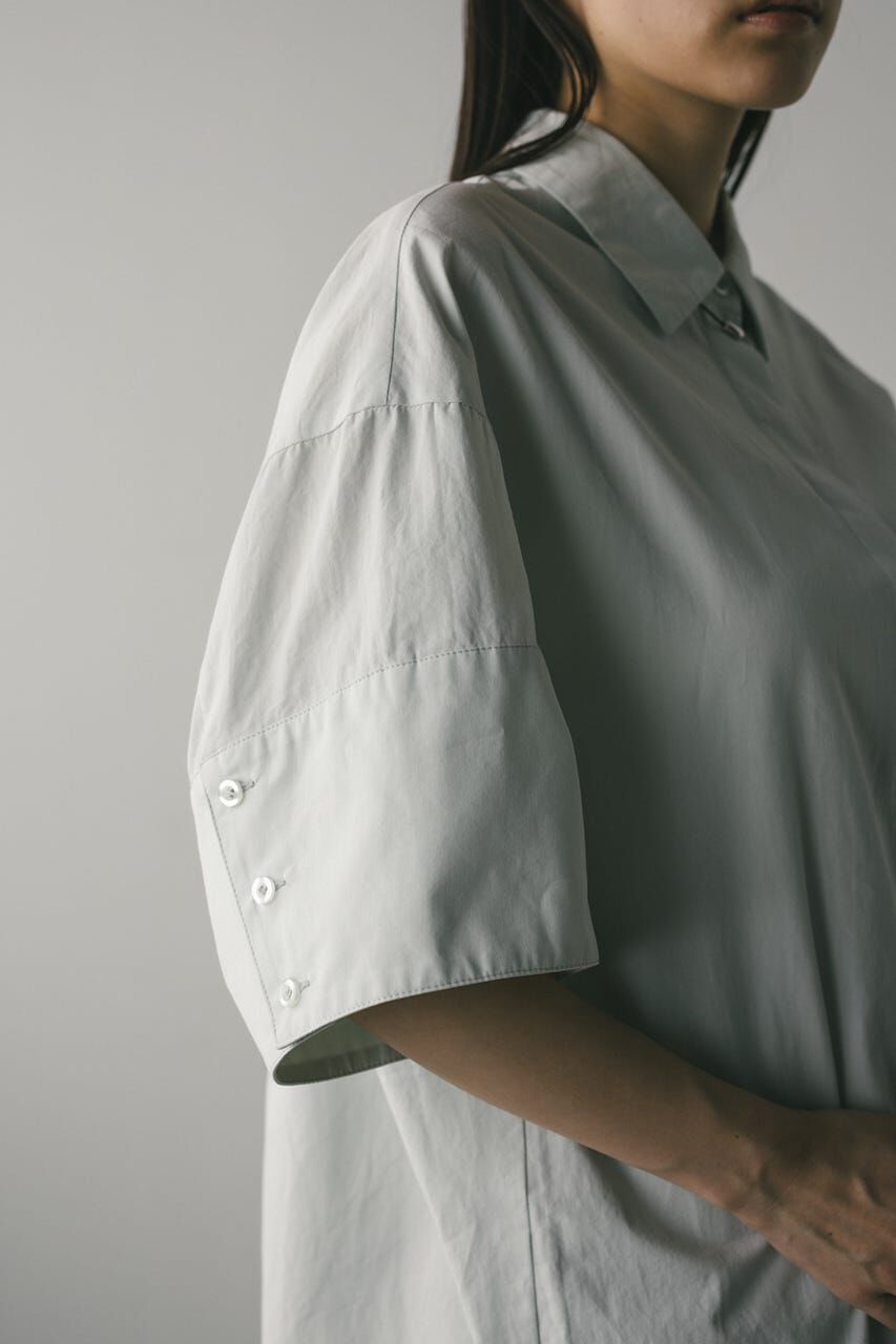 STYLEMIXER「ハーフスリーブオーバーサイズシャツ」|シャツ・ブラウス|