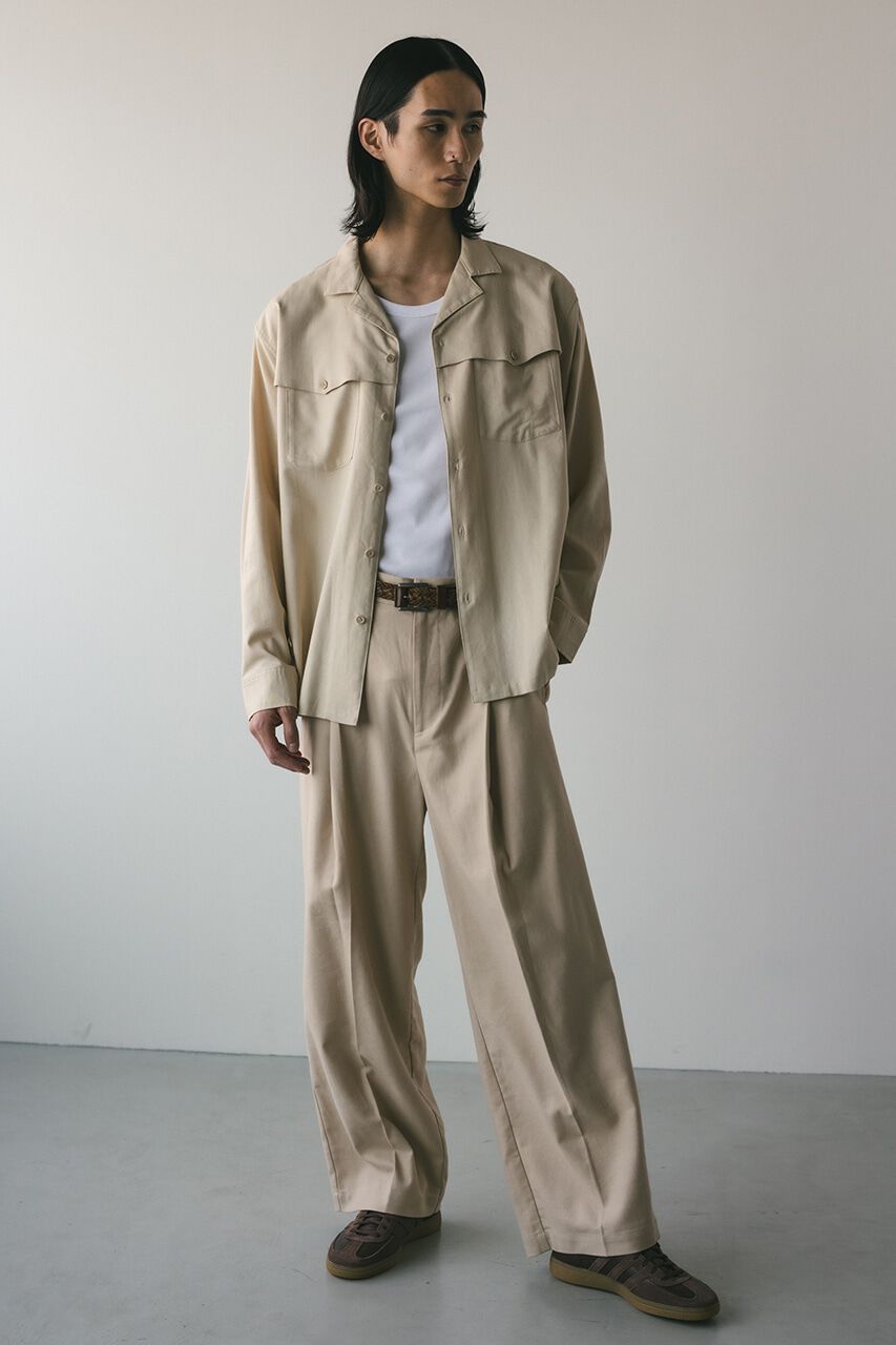 STYLEMIXER「リネンミックスタックパンツ」|その他|BEG