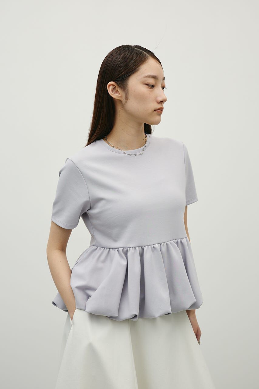 STYLEMIXER「ヘムバルーンカットトップ」|Tシャツ・カットソー|L/GRY1