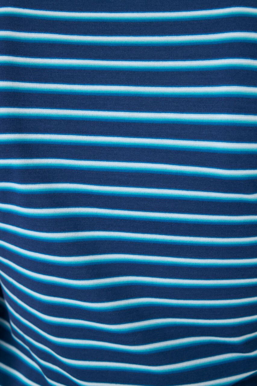 MOUSSY「ROLL SLEEVE マルチストライプ TEE」|Tシャツ・カットソー|