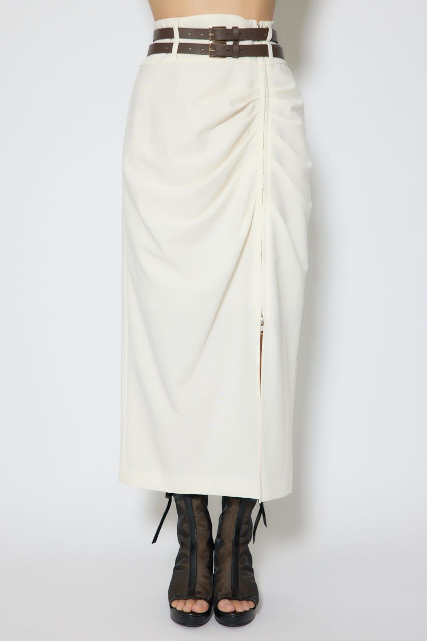 rienda「ダブルウエストデザインロングスカート」|スカート|
