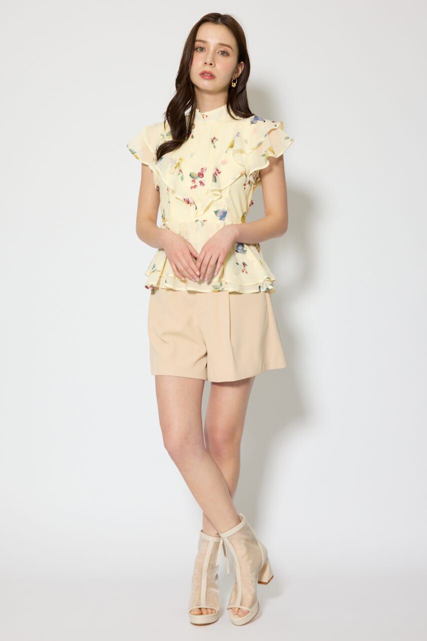 rienda「バックリボンフリルブラウス」|シャツ・ブラウス|