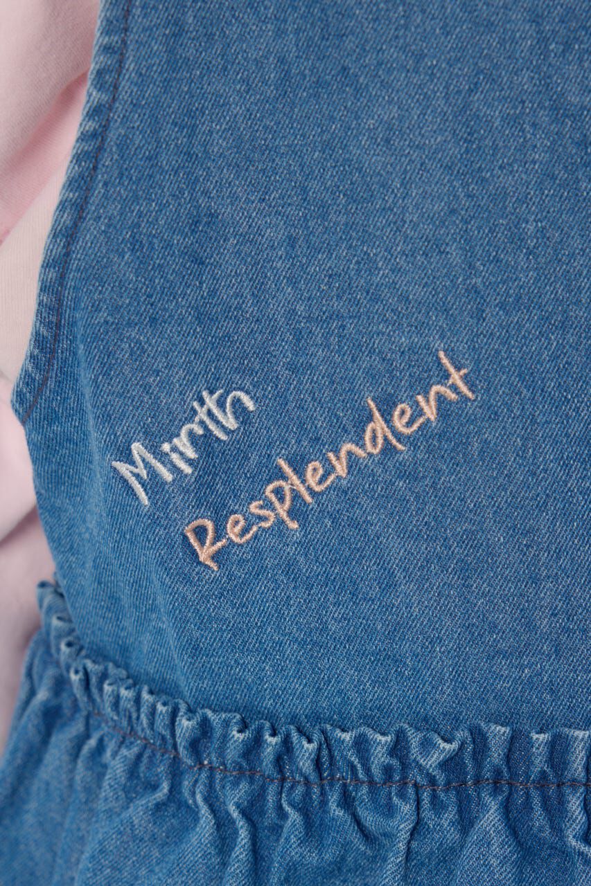 RODEO CROWNS「embroideryフロントジップベスト」|ダウンベスト・ベスト|