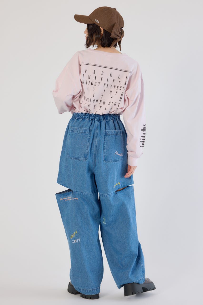 RODEO CROWNS「embroideryサイドジップパンツ」|その他|