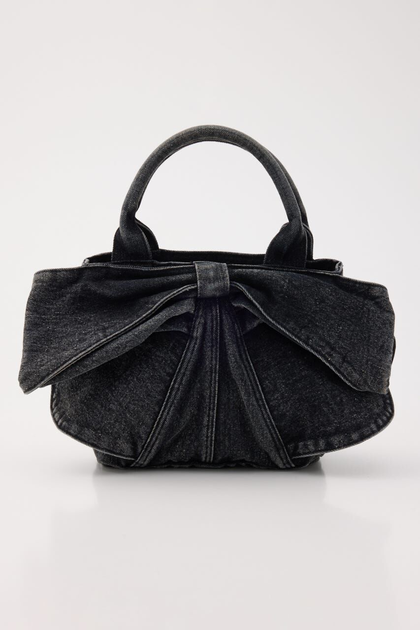 RODEO CROWNS「リボンデニムミニトート」|その他|BLK