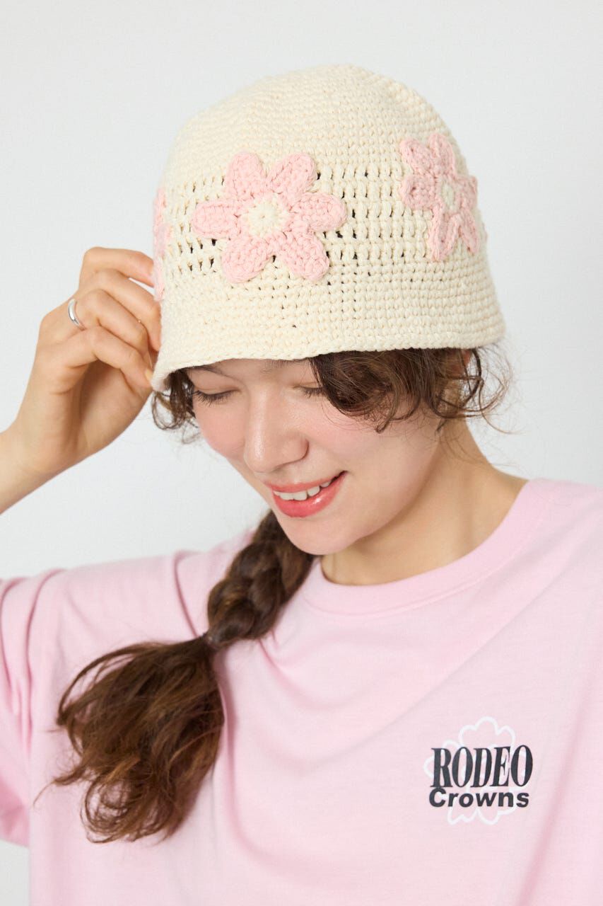 RODEO CROWNS「フラワーニットハット」|その他|