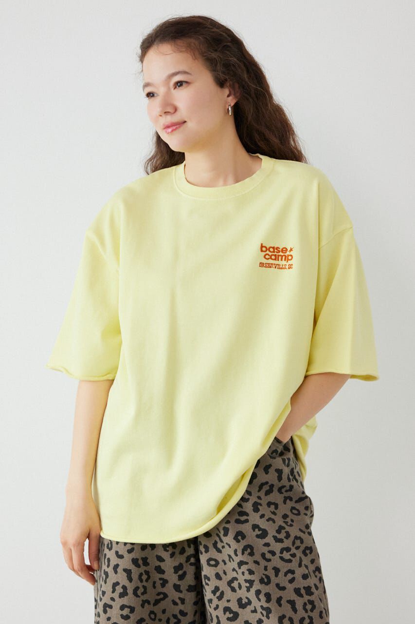 RODEO CROWNS「ミニ裏毛ハーフスリーブトップス」|Tシャツ・カットソー|L/YEL1