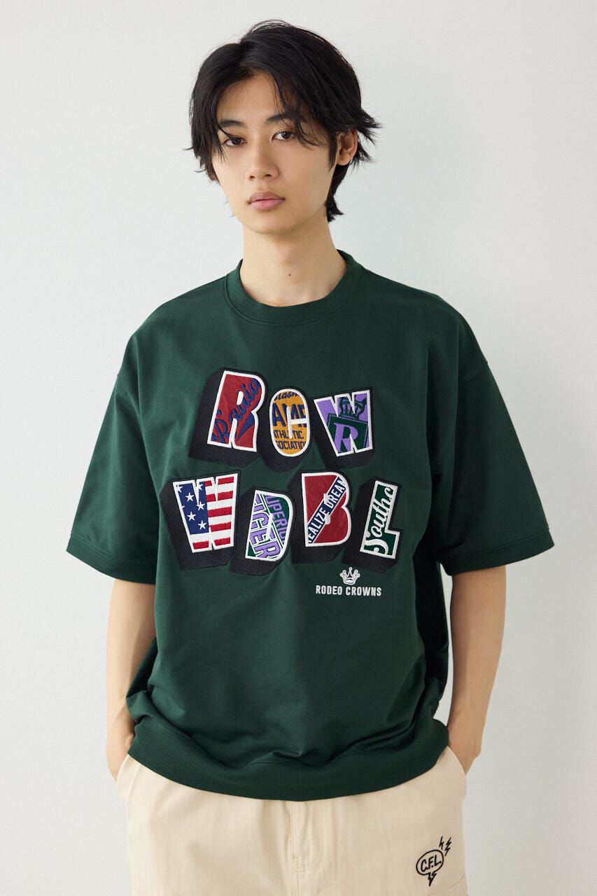 RODEO CROWNS「decoration半袖スウェット」|Tシャツ・カットソー|D/GRN3