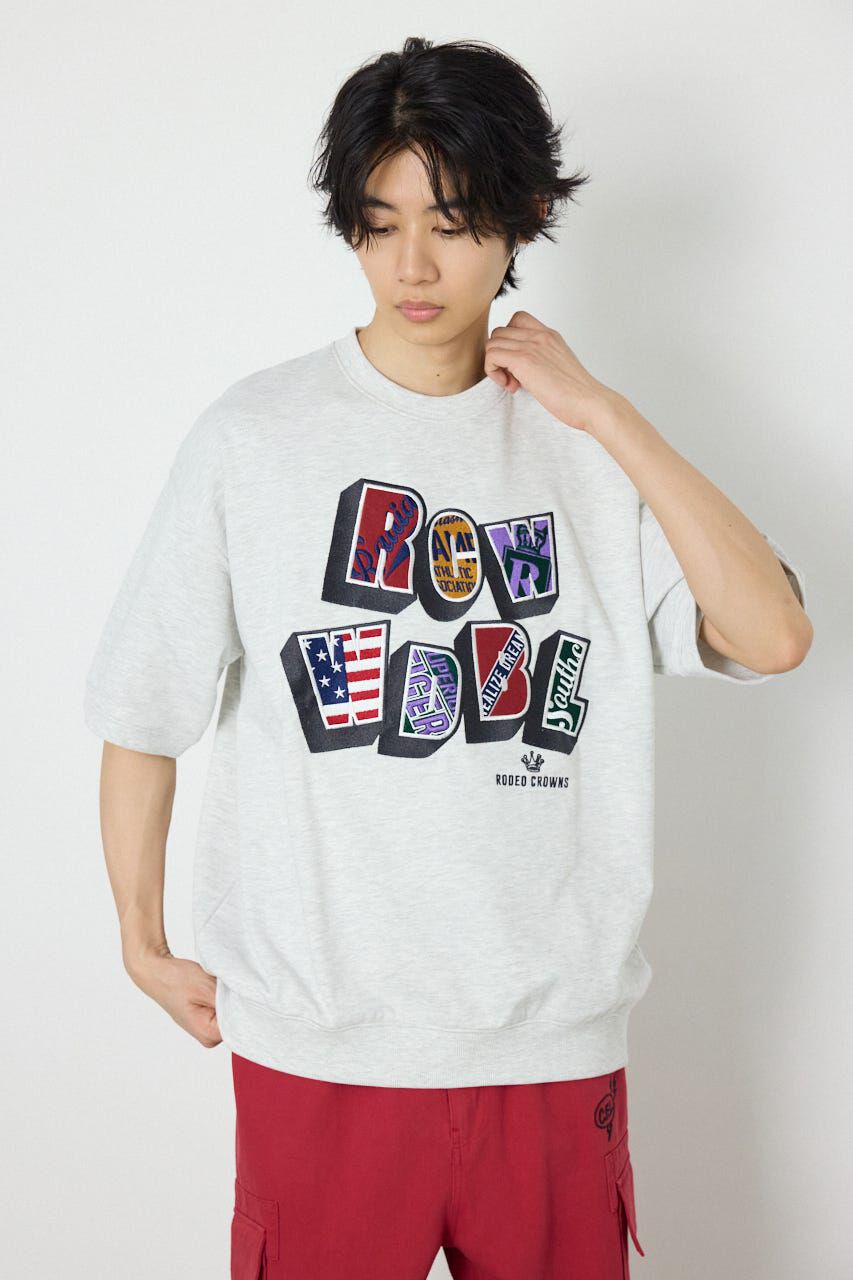 RODEO CROWNS「decoration半袖スウェット」|Tシャツ・カットソー|L/T.GRY1